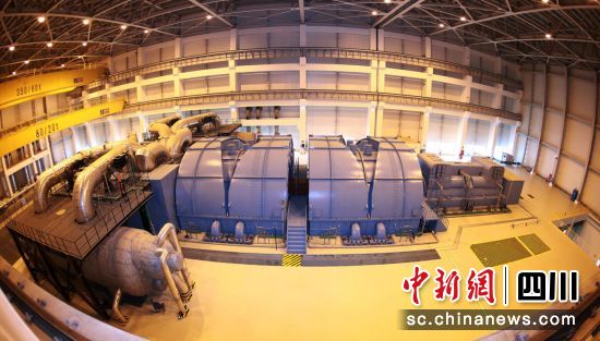 “华龙一号”全球首堆示范工程福清核电汽轮发电机组。AG旗舰厅电气 供图